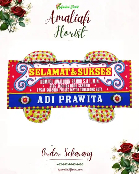 Papan Bunga Ucapan Selamat Selomukti